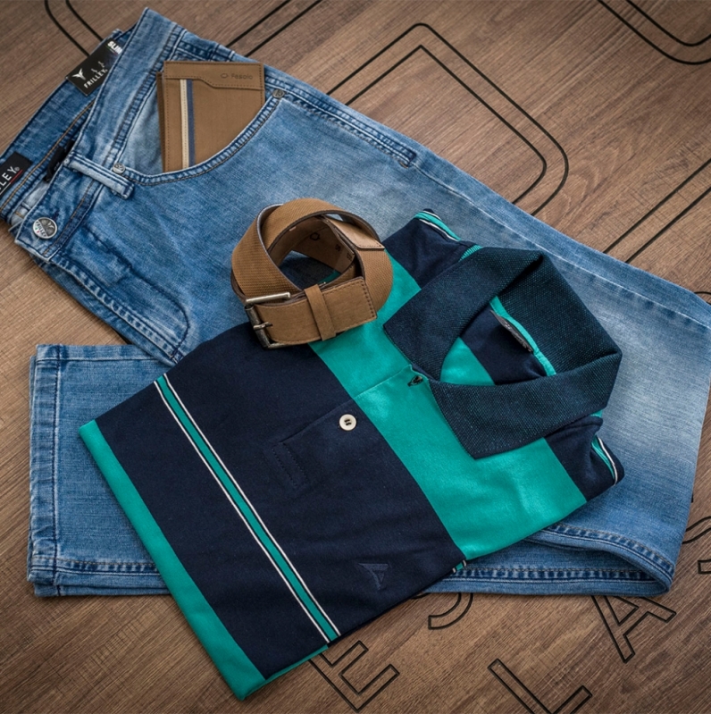Camisa Polo Slim Fit Valores Itamogi - Camisa Individual Slim Fit