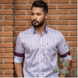 camisas social masculina branca preço Jardim García